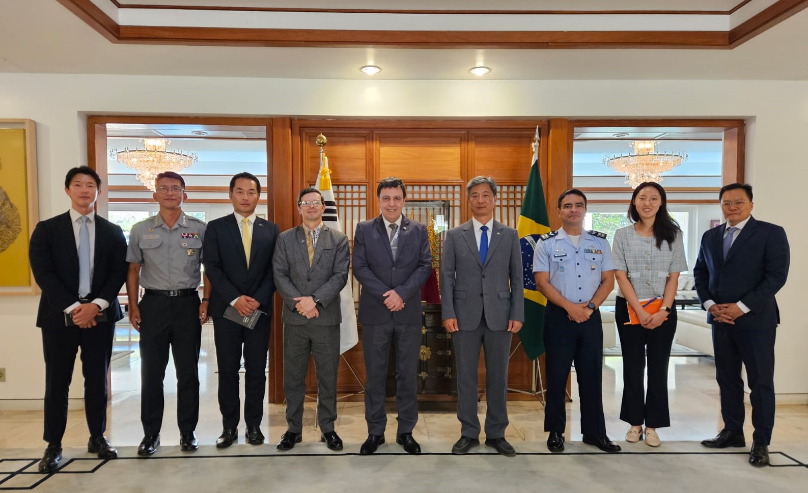 Diretoria Executiva da Alada na Embaixada da Coreia do Sul.